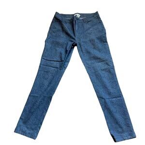 Per Se Women’s Jeans Charcoal Snake Print Size 10